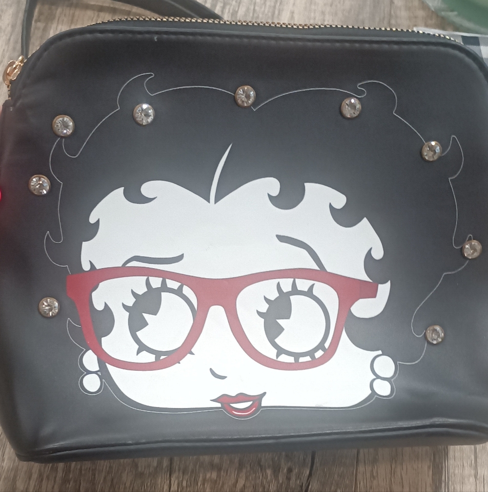 Black Betty Boop Crossbody Bag